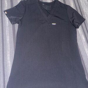 Figs pride scrub top - charcoal xxs